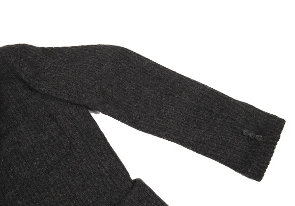 Yohji Yamamoto COSTUME D' HOMME Wool Blend Low-Gauge Knit Jacket K-176119_007