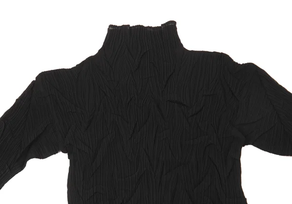 ISSEY MIYAKE Tuck Pleats High-Neck Top K-176125_003