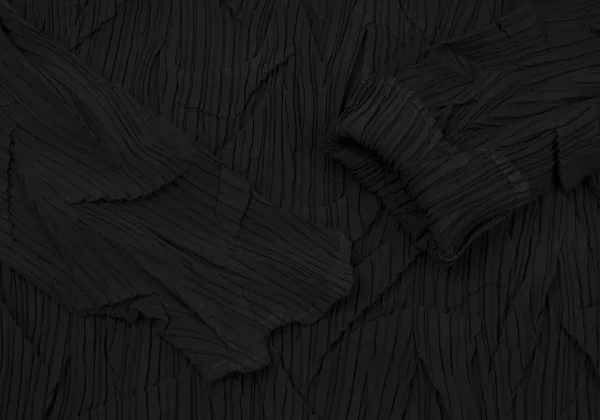 ISSEY MIYAKE Tuck Pleats High-Neck Top K-176125_007