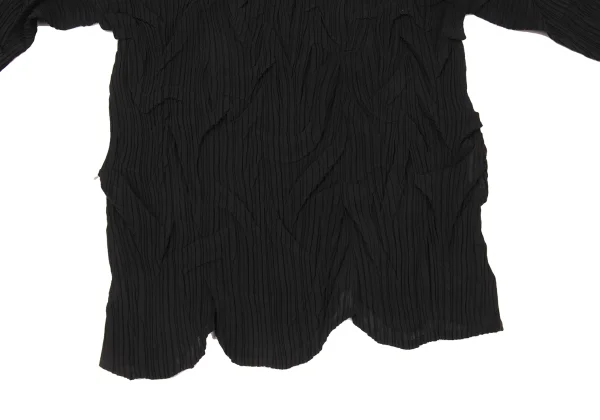 ISSEY MIYAKE Tuck Pleats High-Neck Top K-176125_008