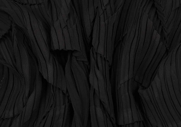 ISSEY MIYAKE Tuck Pleats High-Neck Top K-176125_013