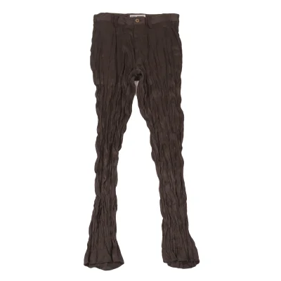 ISSEY MIYAKE Wrinkled Pleats Poly Pants
