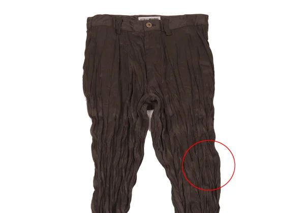 ISSEY MIYAKE Wrinkled Pleats Poly Pants K-176127_002