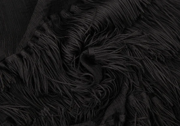 Unbranded Fringed Crepe Pleated Skirt K-176130_009
