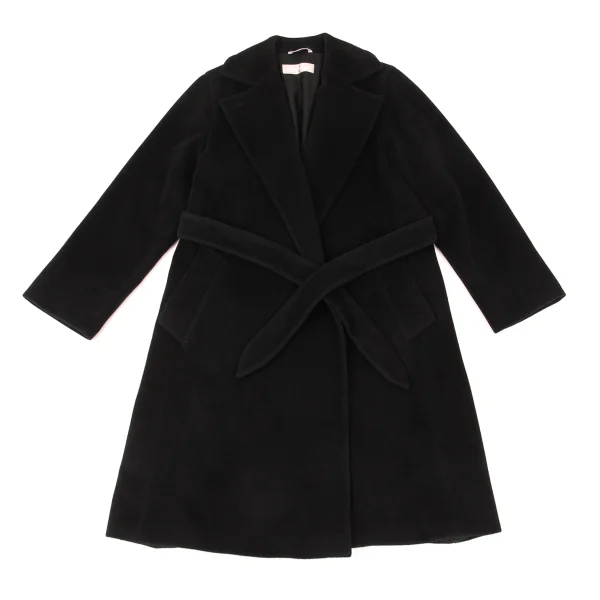 Max Mara Wool Angora Wrap Coat K-176134_002