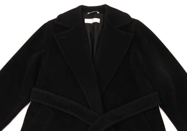 Max Mara Wool Angora Wrap Coat K-176134_003
