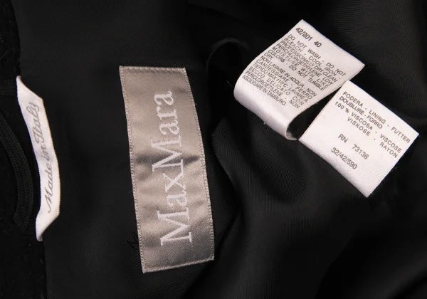 Max Mara Wool Angora Wrap Coat K-176134_018