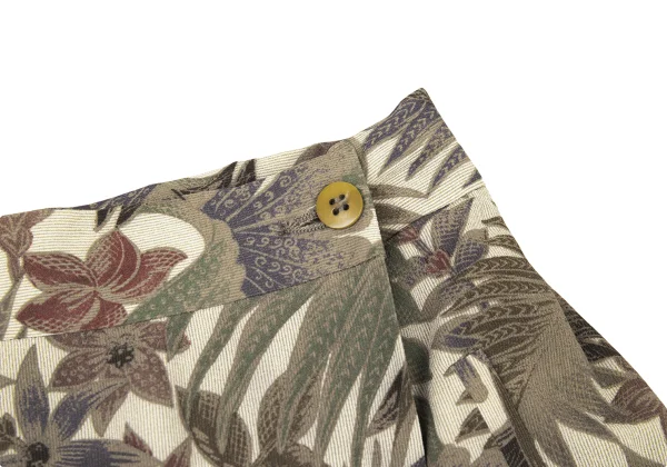 GIORGIO ARMANI Botanical Print Rayon Wrap Skirt K-176135_004