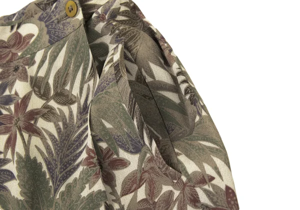 GIORGIO ARMANI Botanical Print Rayon Wrap Skirt K-176135_005