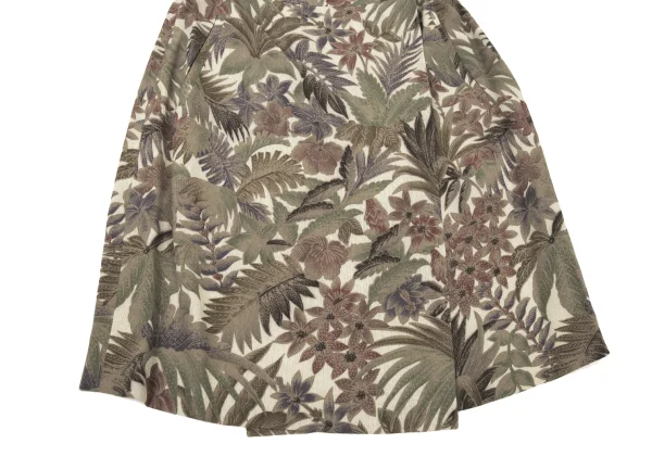 GIORGIO ARMANI Botanical Print Rayon Wrap Skirt K-176135_006