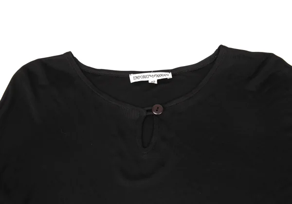 EMPORIO ARMANI Button Neck Rayon Top K-176138_004