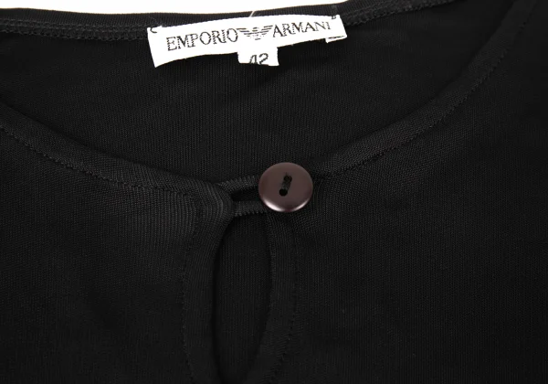 EMPORIO ARMANI Button Neck Rayon Top K-176138_005