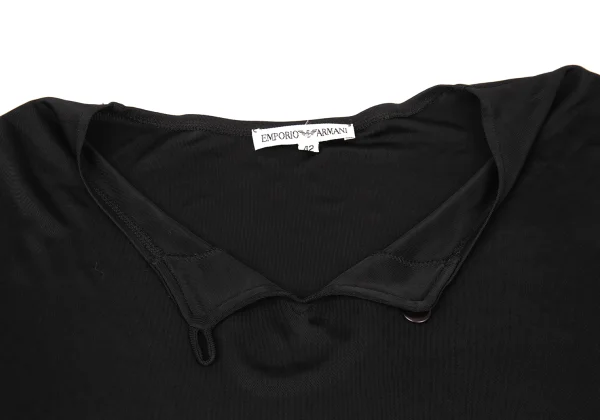 EMPORIO ARMANI Button Neck Rayon Top K-176138_006