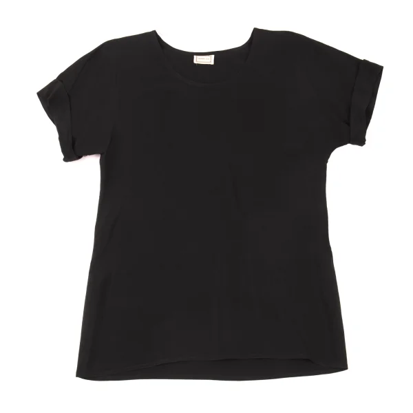 GIANNI VERSACE Silk Rolled-up Sleeves Top K-176140_002