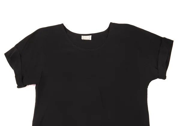 GIANNI VERSACE Silk Rolled-up Sleeves Top K-176140_003