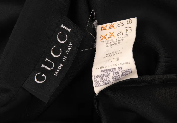 GUCCI Epaulets Silk Shirt K-176142_013
