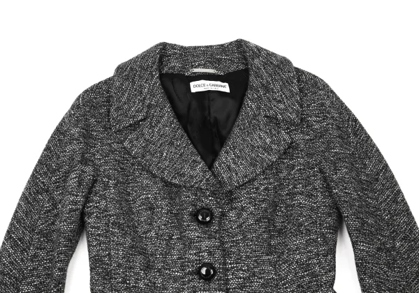 DOLCE&GABBANA Mixed Wool Button Design Jacket K-176146_003
