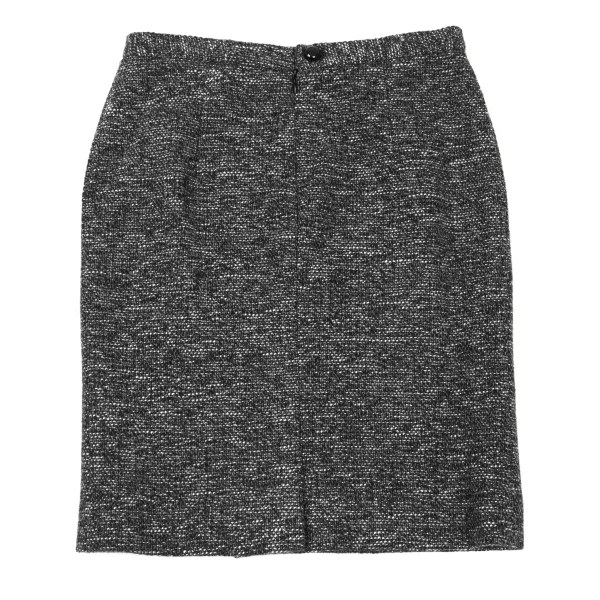 DOLCE&GABBANA Mixed Wool A-line Skirt K-176147_005