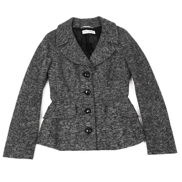 DOLCE&GABBANA Mixed Wool Jacket & Skirt K-176148_003
