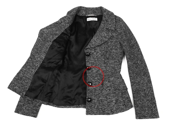 DOLCE&GABBANA Mixed Wool Jacket & Skirt K-176148_009