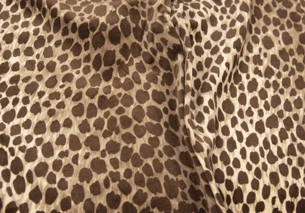 DOLCE&GABBANA Velour Cotton Animal Printed Pants K-176150_009