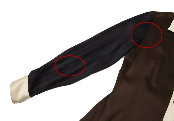FENDI Switching Satin Blouse K-176152_009