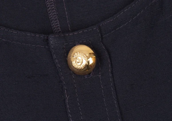 VALENTINO GARAVANI Silk Nep Gold-Button Vest K-176153_004