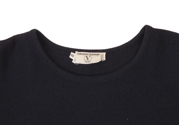 VALENTINO GARAVANI Rib Sleeve Switching Knit Dress K-176154_004