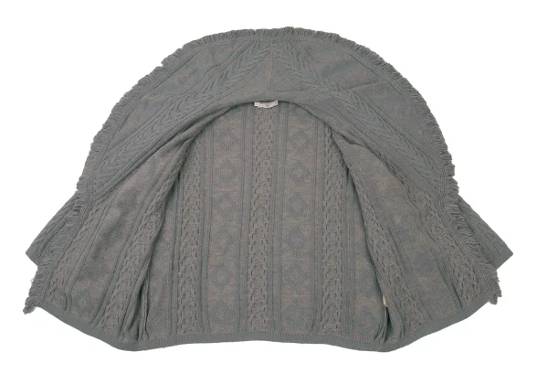 VALENTINO GARAVANI Stole Design Cable Knit Cardign K-176155_011