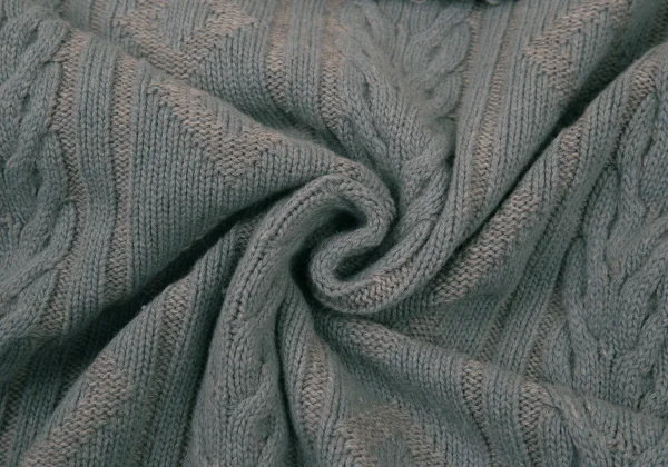 VALENTINO GARAVANI Stole Design Cable Knit Cardign K-176155_014