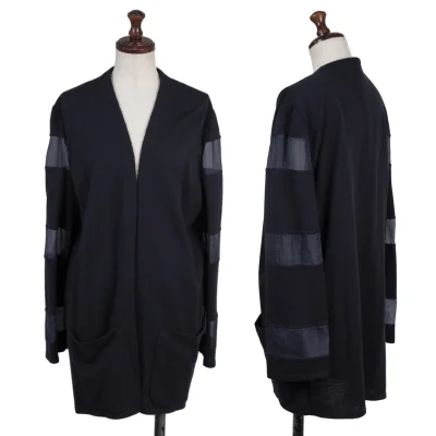 VALENTINO GARAVANI Sheer Switching Knit Cardigan