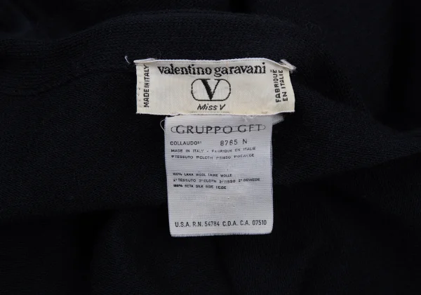 VALENTINO GARAVANI Sheer Switching Knit Cardigan K-176156_017