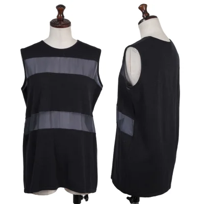 VALENTINO GARAVANI Sheer Switching Knit Vest