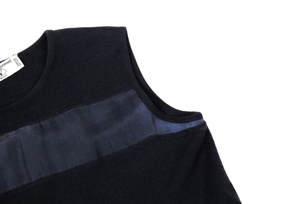 VALENTINO GARAVANI Sheer Switching Knit Vest K-176157_007