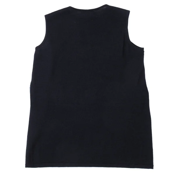 VALENTINO GARAVANI Sheer Switching Knit Vest K-176157_010