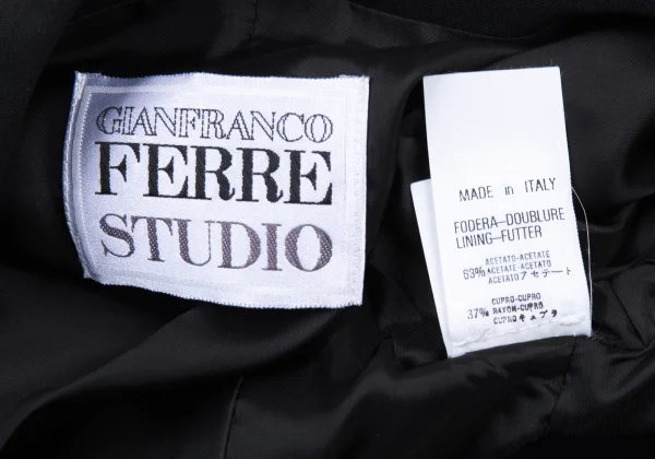 GIANFRANCO FERRE STUDIO Acetate Rayon Peaked Lapel Jacket K-176159_015