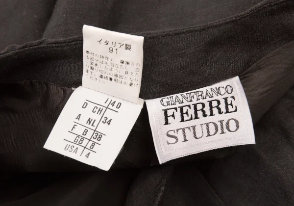 GIANFRANCO FERRE STUDIO Side Slit Skirt K-176162_009
