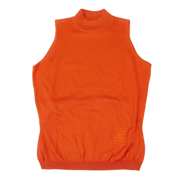 STUDIO 0001 BY FERRE Logo Embroidery High-Neck Sleeveless Knit K-176163_002