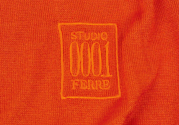 STUDIO 0001 BY FERRE Logo Embroidery High-Neck Sleeveless Knit K-176163_006