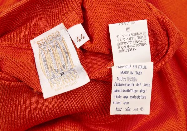 STUDIO 0001 BY FERRE Logo Embroidery High-Neck Sleeveless Knit K-176163_010
