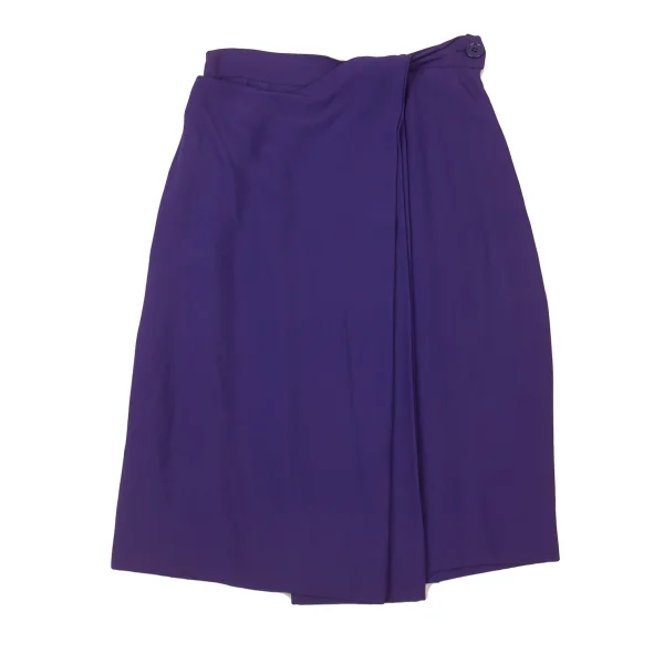 STUDIO 0001 BY FERRE Acetate Blend Wrap Design Skirt K-176164_002