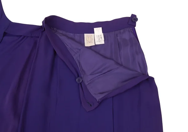 STUDIO 0001 BY FERRE Acetate Blend Wrap Design Skirt K-176164_007