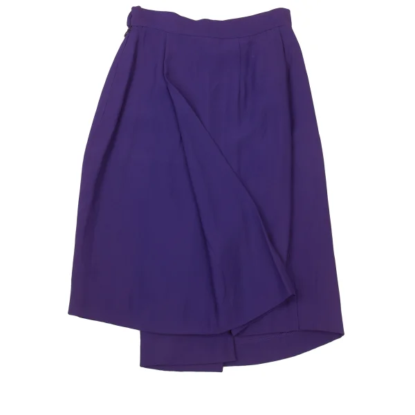 STUDIO 0001 BY FERRE Acetate Blend Wrap Design Skirt K-176164_011
