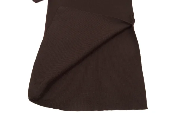 GIANFRANCO FERRE Slit Mock Neck Rib Knit Top K-176165_007