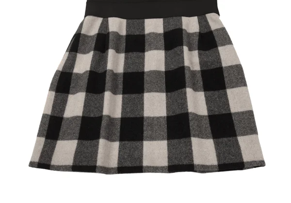 GIANFRANCO FERRE Waist Switching Check Skirt K-176168_008