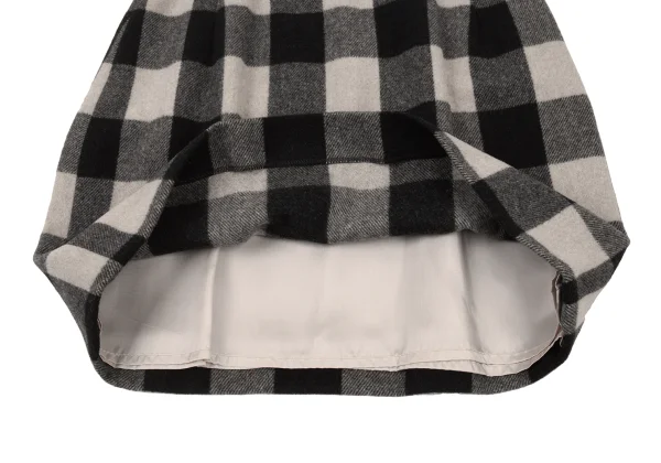 GIANFRANCO FERRE Waist Switching Check Skirt K-176168_009