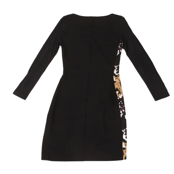 DIANE VON FURSTENBERG Graphic Print Switching Tuck Dress K-176169_012