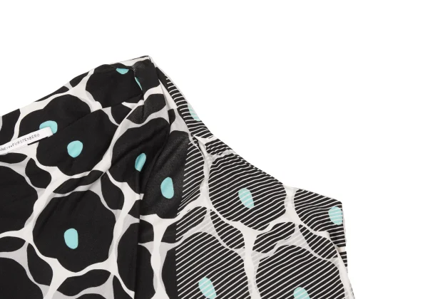 DIANE VON FURSTENBERG Graphic Print Asymmetrical Dress K-176170_005