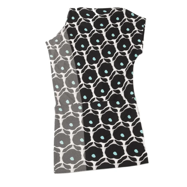 DIANE VON FURSTENBERG Graphic Print Asymmetrical Dress K-176170_009
