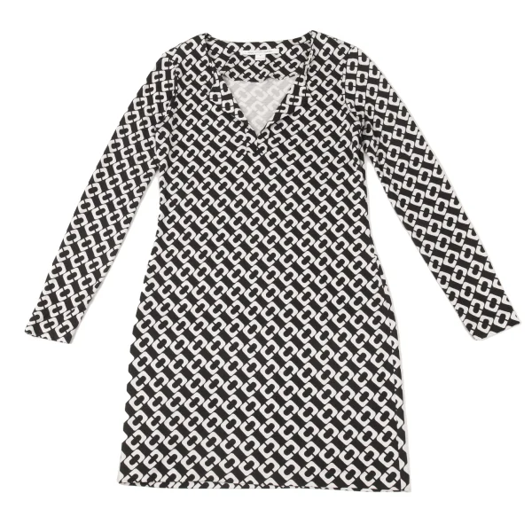DIANE VON FURSTENBERG Geometric Print Skipper Tunic K-176171_002